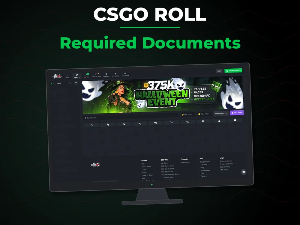 Csgo Roll - Required Documents