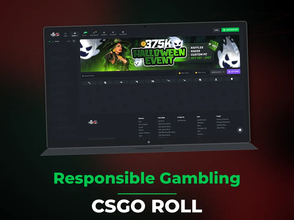 Csgo Roll - Responsible Gambling