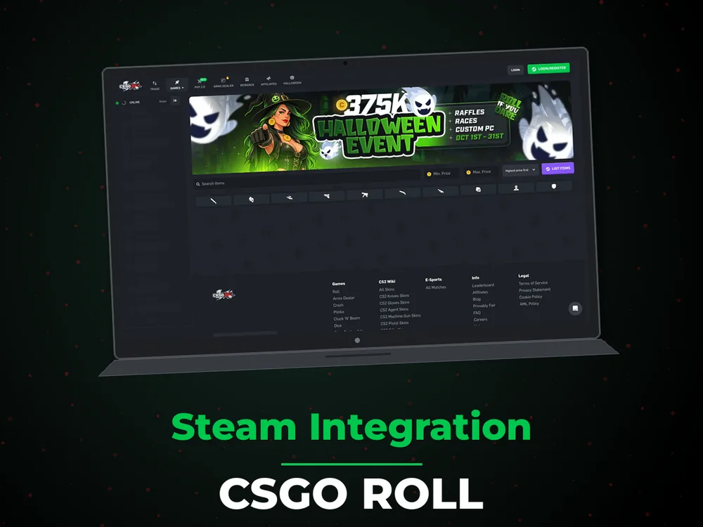Csgo Roll - Steam Integration