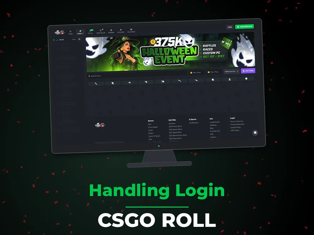Csgo Roll - Handling Login